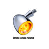 Bullet 1000 extreme led turn signal chrome satin clear led