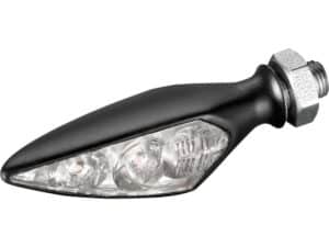 Rhombus S Extreme LED Turn Signal Front Right/Rear Left Black Clear LED - Image 3