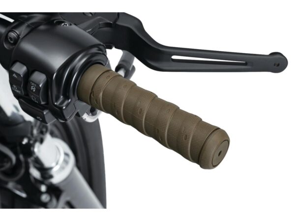 Classic Wrap Grips Brown 1" Throttle By Wire Throttle Cables