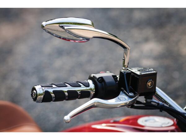 Kinetic Grips Chrome 7/8" Throttle By Wire Throttle Cables