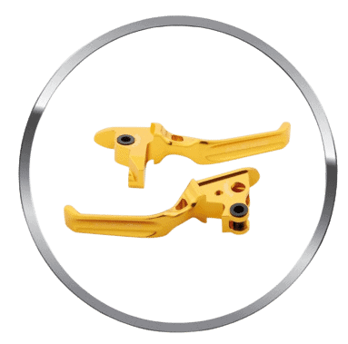 Clutch/Brake Levers Aluminium or Gold