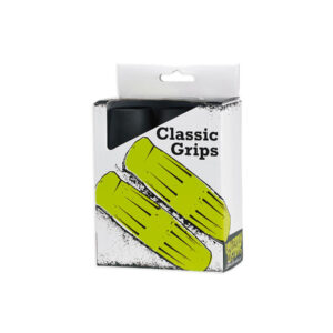 Classic Grips Black Black Metalflake 1" Throttle By Wire Throttle Cables