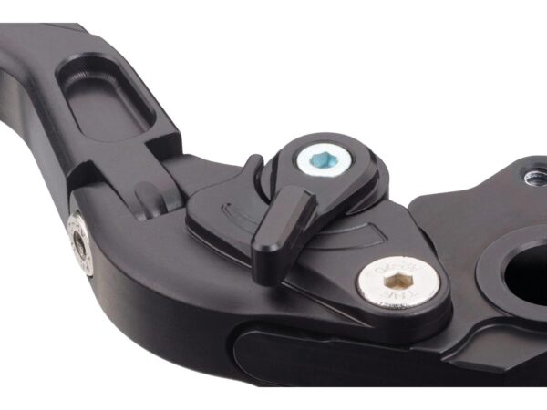 Adjustable and Foldable Replacement Lever Black Anodized Brake Side