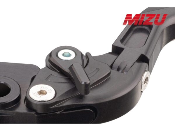 Adjustable and Foldable Replacement Lever Black Anodized Clutch Side