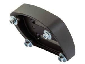 Center Mount Licence Plate Mounting Adapter for Softail M8 Matte Black Powder Coated - Image 3