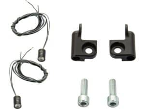 Handlebar Side Mount Turn Signals for Sportster S Black Black Powder Coated Clear LED - Image 3