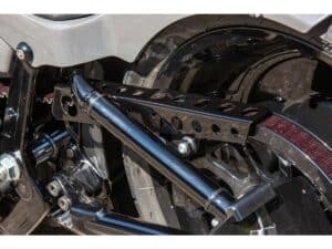 Hole Belt Guard for Softail Gloss Black Gloss - Image 3