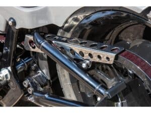 Hole Belt Guard for Softail Polished - Image 3