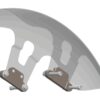 Shorty 21" steel front fender for touring models raw