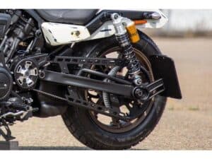 Side Mount License Plate Kit for Nightster Models German Size 180x200mm Satin Black Powder Coated - Image 3