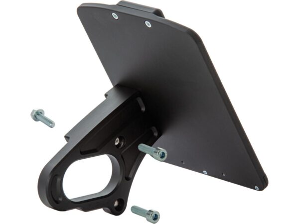 Side Mount License Plate Kit for Sportster S German Size 180x200mm Black Powder Coated