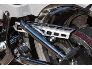 Square Belt Guard for Softail Polished - Image 3