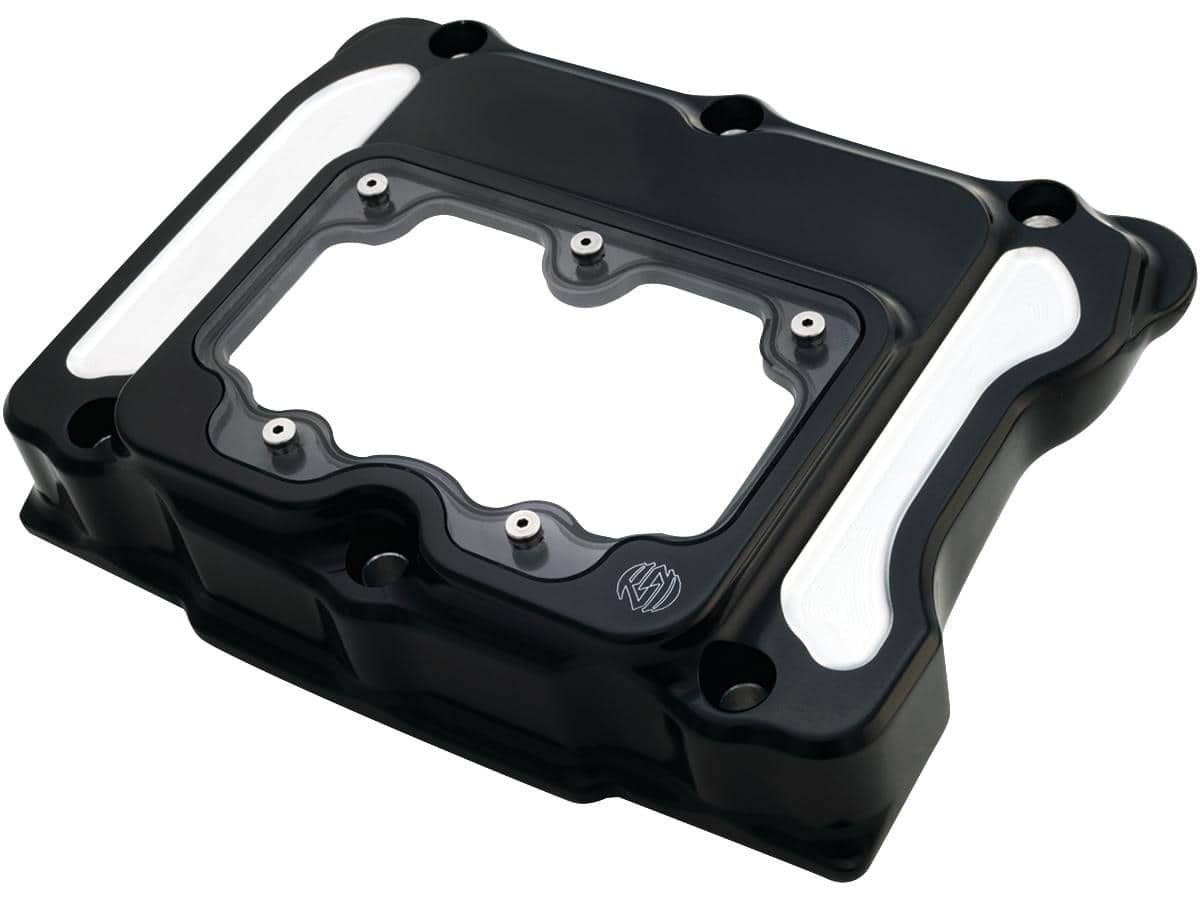 Clarity rocker box cover contrast cut, 99-17 dyna, 00-17 softail, 99-16 touring 1 Roland sands design