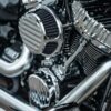 Rough crafts finned air cleaner chrome 2