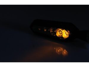 SORA Sequential LED Turn Signal Black Satin Mirror LED - Image 3