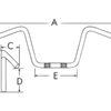 Trw 1 mystic handlebar non dimpled chrome 1 throttle cables 2