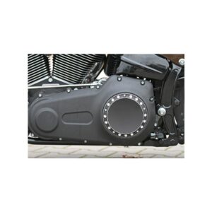 Drilled Clutch Cover 5-hole Bi-Color Anodized