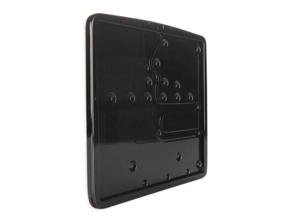 Inside License Plate Base Plate Italian Size 177x177mm Black