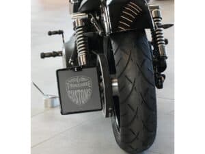 Medium Pro Side Mount License Plate Bracket Black - Image 3