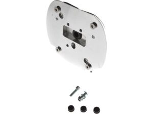 Mid-Mount License Plate Base Plate Adapter Black