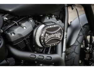 Oval Airbox Air Cleaner Kit Flat Black