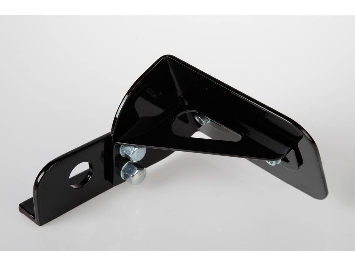 Short seitlicher kennzeichenhalter black gloss 1 Thunderbike