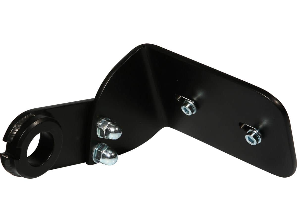 Short seitlicher kennzeichenhalter black satin 1 Thunderbike