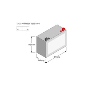 CX14L Heavy Duty Batterie AGM