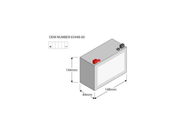 Maintance Free Series CBTX14-BS Batterie Dry Battery with Acid Pack AGM