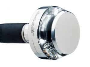 mo.blaze disc LED Bar End Turn Signal Left Side Aluminium Polished Clear LED - Image 3