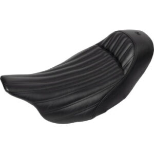 Knuckle Solo Seat - Ribbed - Black - '08-'23 FL