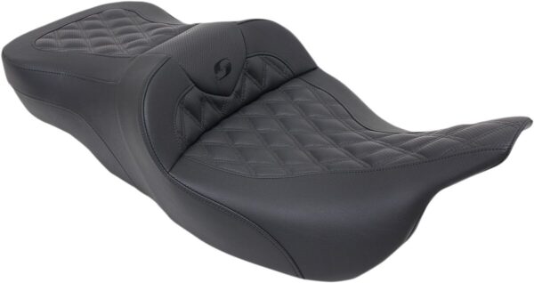 Roadsofa™ seat - without backrest - full lattice stitch - heated - '99-07 fl