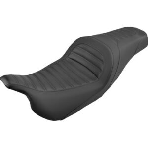 Slim Roll & Pleat Seat - Black - '08-'23 FL