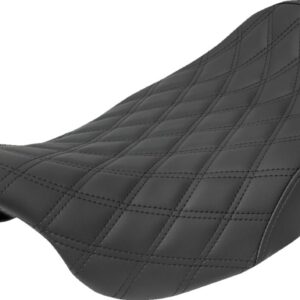 Renegade Solo Seat - Black - Lattice Stitched - '08-'23 FLH