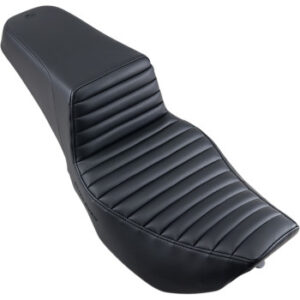 Step-Up Seat - Front Tuck-n-Roll - Black - FLHR/FLHX