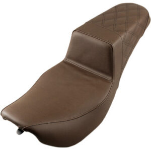 Step-Up Seat - Rear Lattice Stitch - Brown