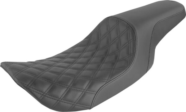 Profiler Seat - Front Lattice/Rear Smooth - Black - FLHR/X