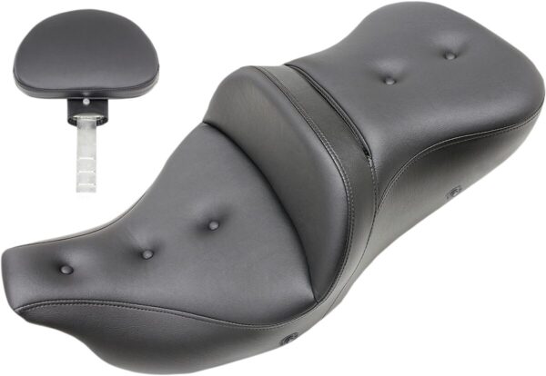 Pillow-top roadsofa™ seat - with backrest - heated - black - flh/flt '08-'23