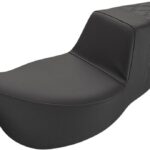 Step-Up Seat - Extended Reach - Rear Lattice Stitch - Black - FL '08-'23