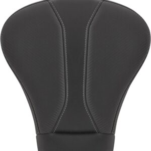 Dominator Pillion Pad - Extended Reach/Touring - Black w/ Gray Stitching - FLH/FLT '08-'22