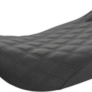 Renegade Solo Seat - Lattice Stitched - Black - FL '97-'07