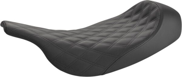 Renegade solo seat - lattice stitched - black - fl '97-'07