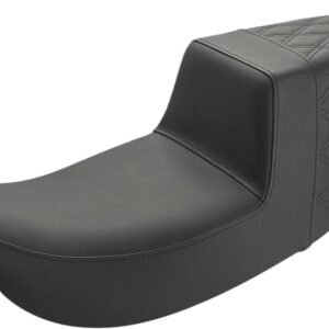 Step-Up Seat - Rear Lattice Stitch - Black