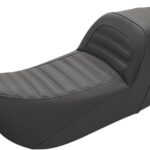 Slim Roll & Pleat Seat - Black