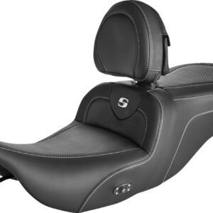 Roadsofa™ Carbon Fiber Seat - With Driver Backrest - Heater - Black