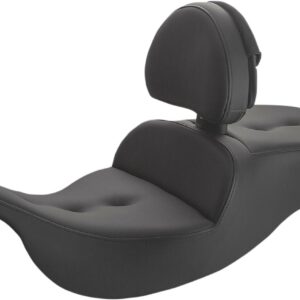 Roadsofa™ Pillow Top Seat - With Backrest - Black