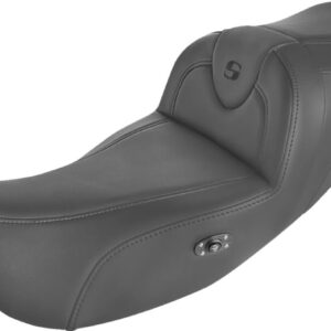 Heated RoadSofa™ Seat - Without Backrest - Black w/Black Stitching - Trikes