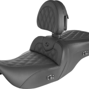 Roadsofa™ Seat - without Backrest - Full Lattice Stitch - Heated - '99-07 FLH