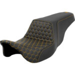 Step-Up Seat - Honeycomb - Gold Stitching - FL '08-'23