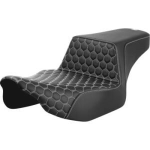 Step-Up Seat - Extended Reach - Front Honeycomb - White Stitch - FL '23-'24